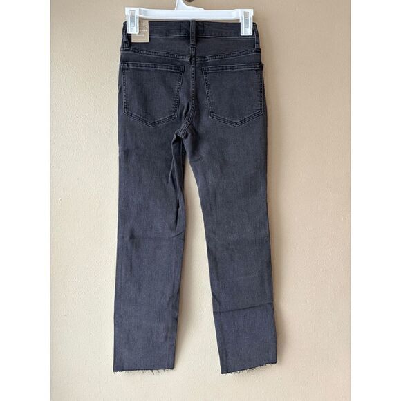 Madewell Stovepipe Black Jean with Magic Pockets Women's Size 23P - Picture 2 of 2
